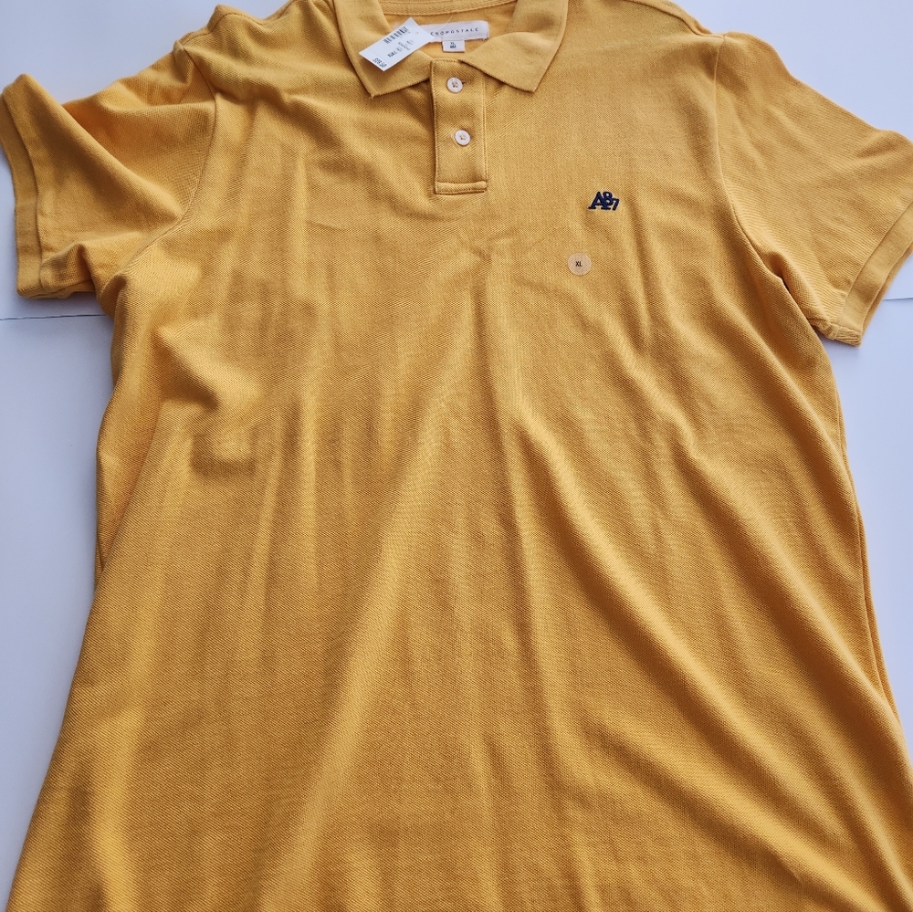 Aeropostale Mustard Yellow Polo Shirt
